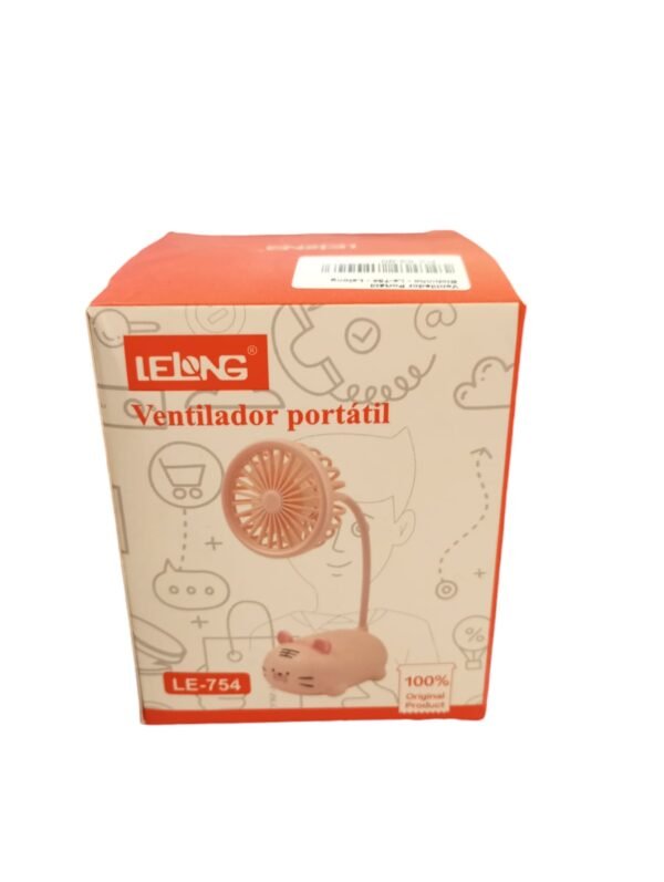 Ventilador Portátil Bichinho - Le-754 - Lelong