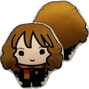 Almofada Veludo Formato Harry Potter/ Hermione