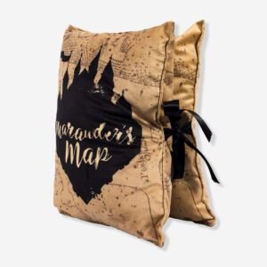 Almofada Veludo Carta Laço Harry Potter