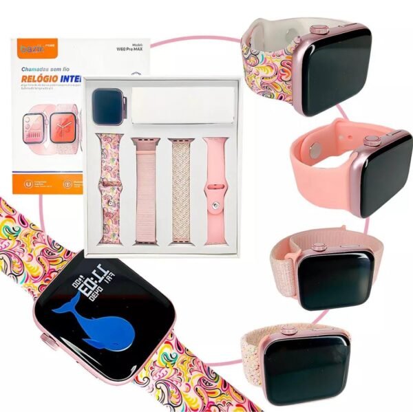 Smart Watch W60 Pro Max - Bazik - Feminino