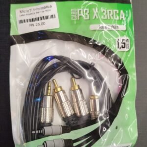 Cabo P3x3rca Mb1119 -Tech