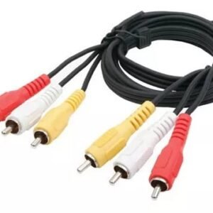 Cabo De Audio E Vídeo 3rca Macho C/ 5mcbx-V3rca50