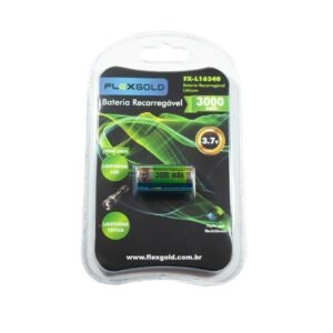 Bateria Recarregavel 3000mah 3.7v Fx-L16340 - Flex Gold