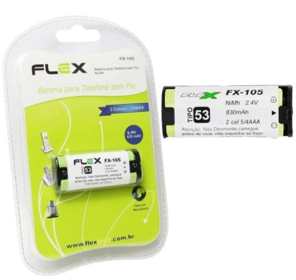 Bateria Para Telefone Sem Fio - Flex