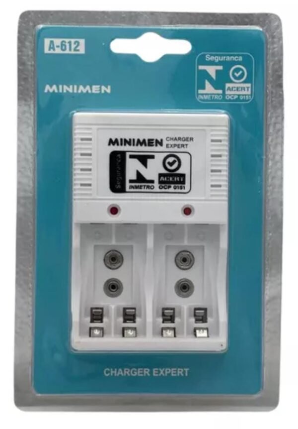 Carregador De Pilhas E Baterias - A-612 - Minimen - Imagem 2