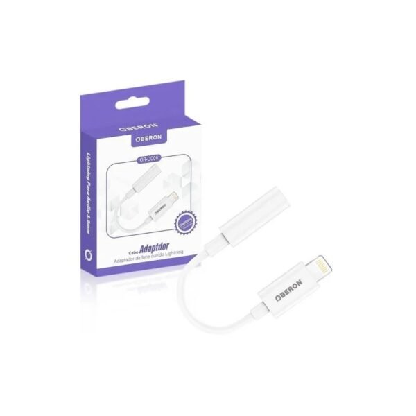 Cabo Adaptador De Audio Para Iphone - Or-Cc06 - Oberon
