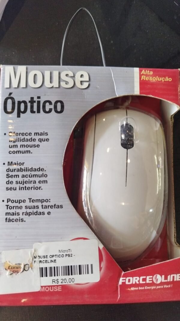 Mouse Optico Ps2 - Forceline