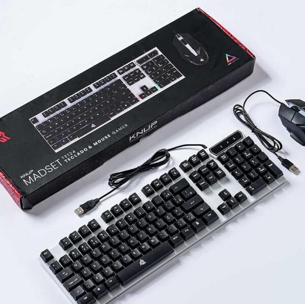 Kit Teclado E Mouse Gamer Rgb - Kp-Te124 - Knup
