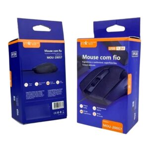 Mouse Óptico C/ Fio  - Mou-20057 - Inova