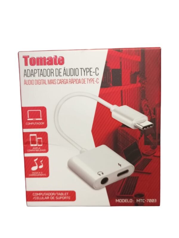 Adaptador Tipo C P/  Tipo C P2 - Mtc 7003 - Tomate