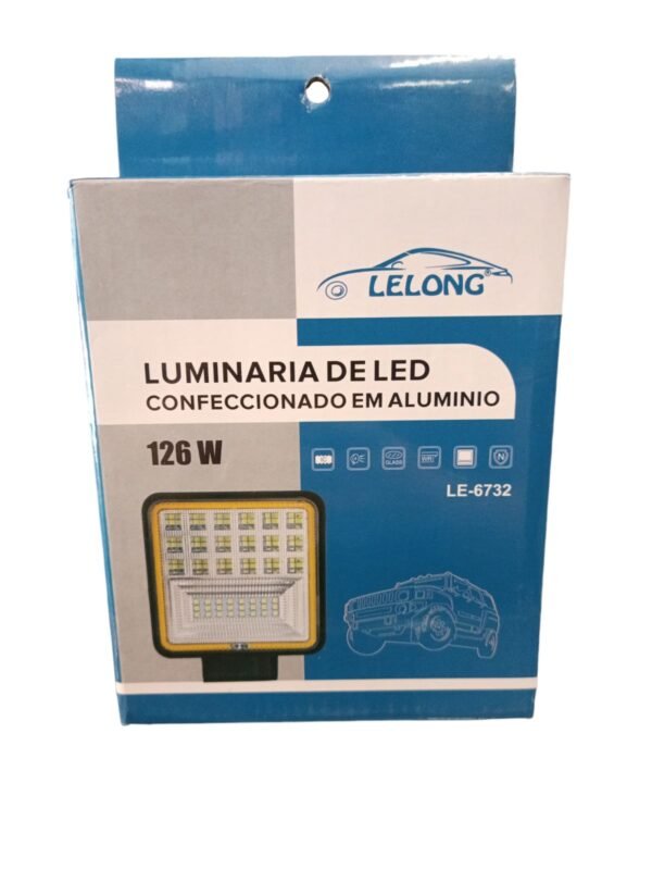 Farol Auxiliar Led 126w Le-6732 - Lelong