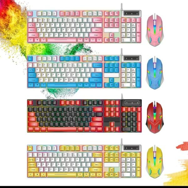 Kit Teclado E Mouse Gamer Rgb - Kp Te116 - Knup