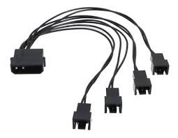Cabo Adaptador Fan P/ 4 Coolers