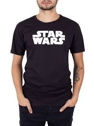Camiseta Star Wars Logo Preto - Tam P - Clube Comix