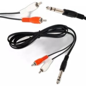 Cabo P10 Para 2rca 2m - Le 1010 - It Blue