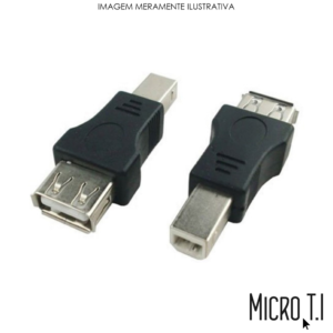 Usb Femea P/ Impressora Le-01