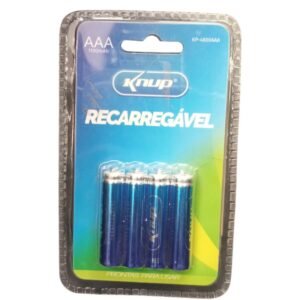 Pilha Aaa Recarregavel - Knup