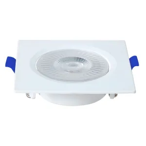 Spot Led 8W Embutir Quadrado 3000K Branco Quente - Blumenau