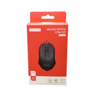 Mouse Óptico C/ Fio - Tomate - MMO-O03