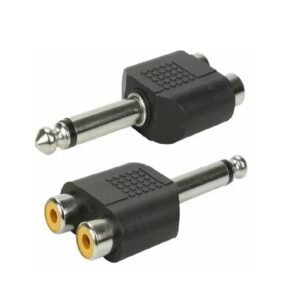 Sem Troca Adaptador P10 Para 2 Rca