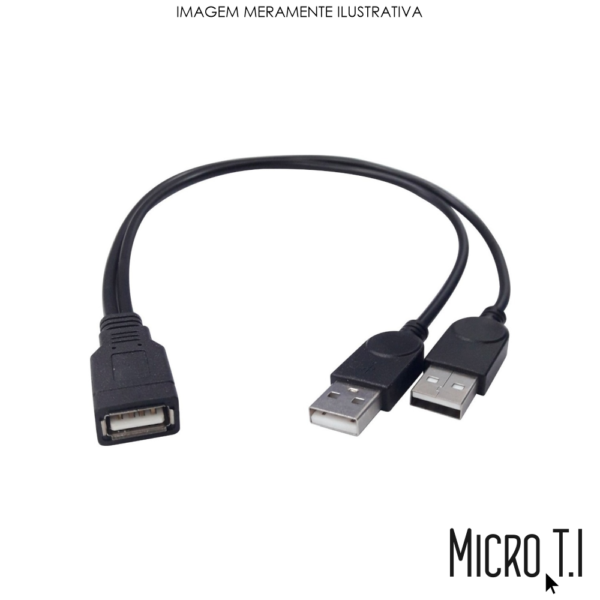 Cabo Usb 2 Saidas Macho E Femea - Image 4