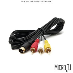 Cabo Din Original Sky Livre Din/ Rca 1,70 Metros