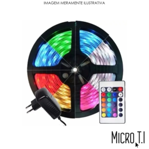 Fita Led Rgb 5metros - Kap-5050p - Kapbom