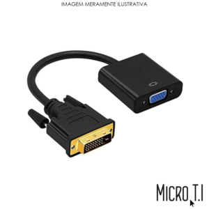Cabo Conversor Dvi Para Vga