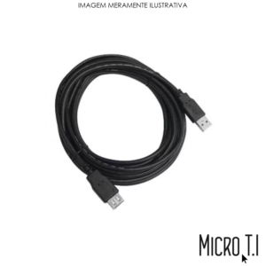 Cabo Extensor Usb 1,5m 90cm - 2.0- Fêmea E Macho