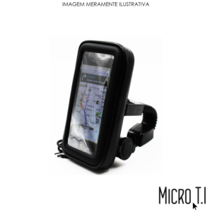 Suporte Com Case E Usb P/ Moto - Sp-Ca25s Exbom