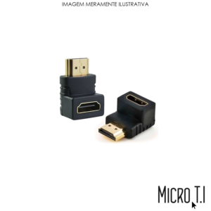 Conector Hdmi Macho + Hdmi Femea Le-05