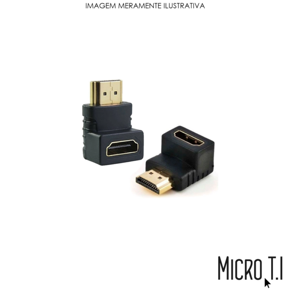 Conector Hdmi Macho + Hdmi Femea Le-05