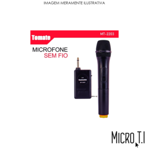 Microfone Condensador C/ Fio Mt-1048v - Tomate