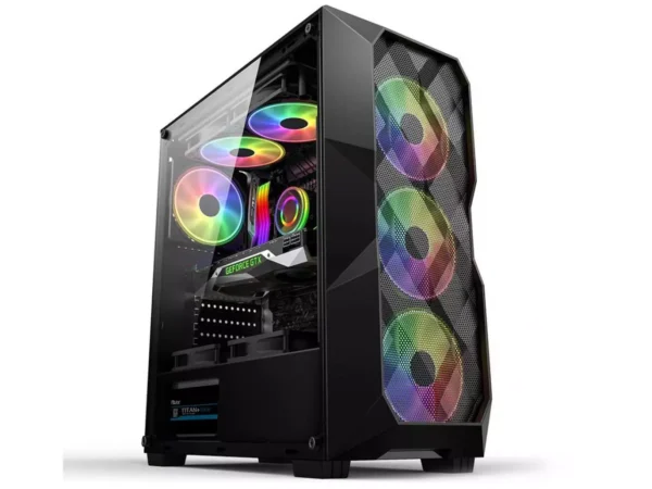 Gabinete Gamer c/ 4 fans - Hayom