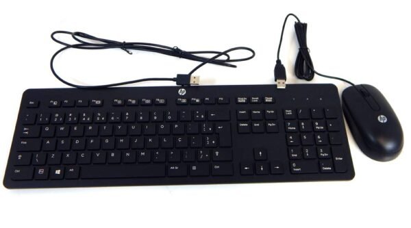 Kit Mouse e Teclado HP (c/fio) - SK-2120