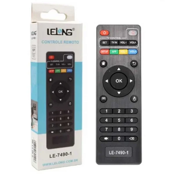 Controle Remoto Para Tv Box Le-7490-1 - Lelong