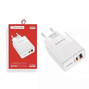 Fonte Carregador tipo C/ Usb 20w - TT-2001 - TOMATE