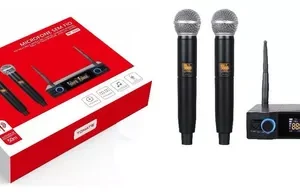 Microfone Digital Sem Fio 50m - Mt-2303 - Tomate