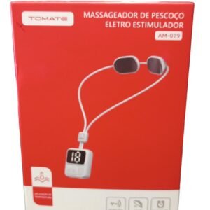 Massageador de pescoço eletro estimulador - AM019 - TOMATE