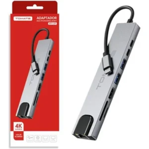 Adaptador Tipo-C 8 em 1 Tomate MTV-619