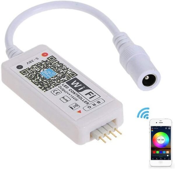 Controle WiFi de Fita de Luzes LED Inteligentes