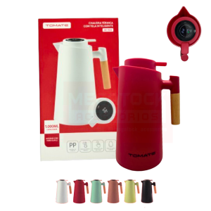 Jarra Térmica c/Temperatura Tomate - AK-1022