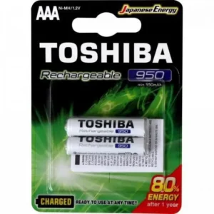 Pilha AAA Recarregavel C/ 2un 950 - Toshiba