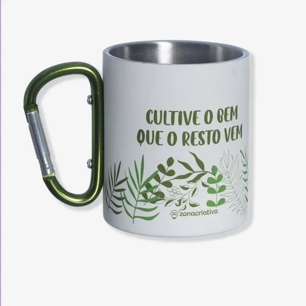 Caneca Mosquetão - Jardinagem - 300ml