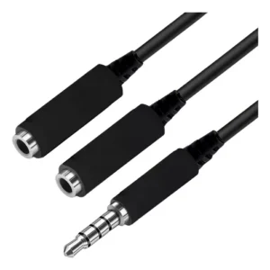 Adaptador P3 Macho P/ 2 P2 femêa - Le-0313m