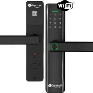 Fechadura Digital Biométrica Wi-Fi Inteligente Kuanttum Delta Pro