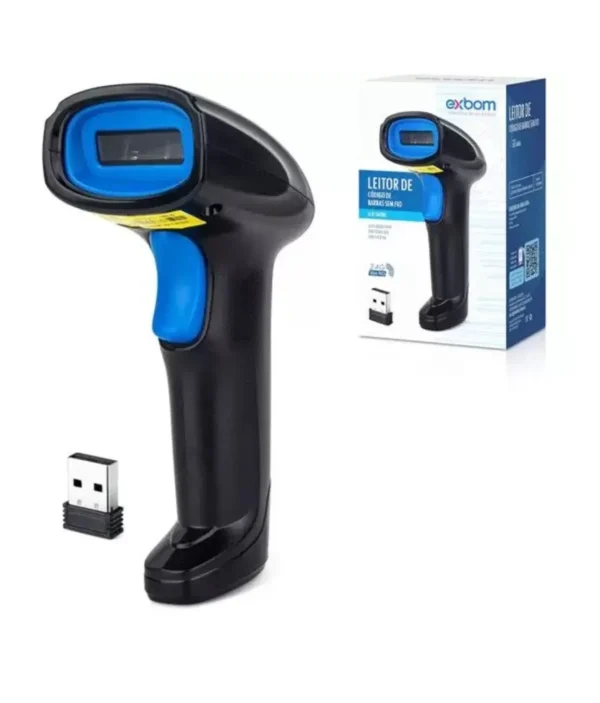 Leitor De Codigo De Barras S/Fio - Lcb-S600a - Exbom