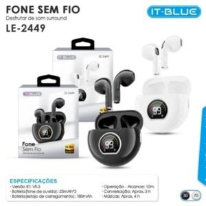 Fone Bluetooth - LE-2449 - It-Blue