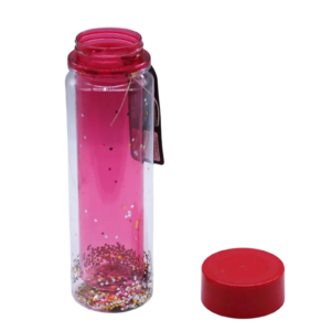 Garrafa com Glitter Parede Dupla para Água 500 ML