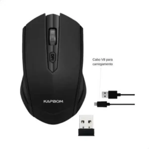 Mouse Sem Fio Recarregável Bluetooth - Ka-612 - Kapbom